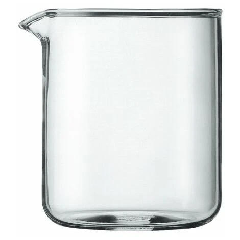 BODUM BOCCALE DI RICAMBIO PER CAFFETTIERA FRENCH PRESS DA 4 TAZZE, 0,5 L, DIAMETRO: 9,6 CM, ALTEZZA: 12,5 CM 2 BODUM BOCCALE DI RICAMBIO PER CAFFETTIERA FRENCH PRESS DA 4 TAZZE, 0,5 L, DIAMETRO: 9,6 CM, ALTEZZA: 12,5 CM - immagine 2