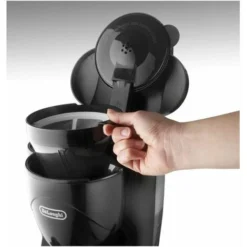 DeLonghi ICM2.1B Macchina Da Caffè Filtro Americano, 1,5 Litri, Caraffa In Vetro, Colore Nero -Moulinex Negozio 59675214 3