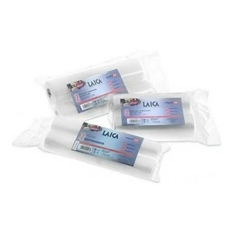 Laica Sacchetti Per Sottovuoto 2 Rotoli 28x300 2 Laica Sacchetti Per Sottovuoto 2 Rotoli 28x300 - immagine 2