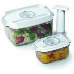 Laica Set 2 Contenitori Rettangolari E Pompetta
