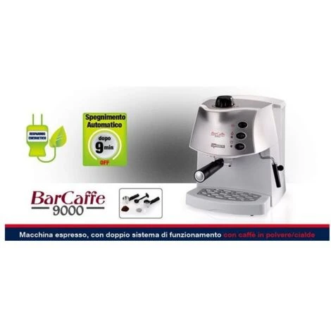 Termozeta Barcaffe' 9000 Macchina Per Espresso Automatica 1,2Lt 2 Tazze Argento 4 Termozeta Barcaffe' 9000 Macchina Per Espresso Automatica 1,2Lt 2 Tazze Argento - immagine 4