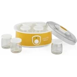 Ariete 617 Yogurella Yogurtiera Elettrica Con 7 Vasetti In Vetro 1,3Kg 20W Bianco/Giallo 8 Ariete 617 Yogurella Yogurtiera Elettrica Con 7 Vasetti In Vetro 1,3Kg 20W Bianco/Giallo -Moulinex Negozio 59680954 4