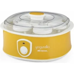 Ariete 617 Yogurella Yogurtiera Elettrica Con 7 Vasetti In Vetro 1,3Kg 20W Bianco/Giallo 9 Ariete 617 Yogurella Yogurtiera Elettrica Con 7 Vasetti In Vetro 1,3Kg 20W Bianco/Giallo -Moulinex Negozio 59680954 5