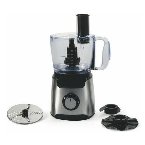 Robot Cucina Multifuzione 600W Acciaio 1 Robot Cucina Multifuzione 600W Acciaio