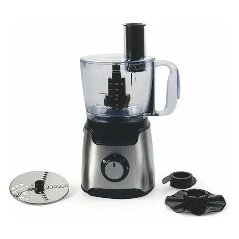 Robot Cucina Multifuzione 600W Acciaio 2 Robot Cucina Multifuzione 600W Acciaio - immagine 2