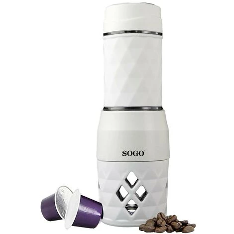 SOGO Human Technology CAF-SS-5612 Macchina Per Il Caffè Bianco 3 SOGO Human Technology CAF-SS-5612 Macchina Per Il Caffè Bianco - immagine 3