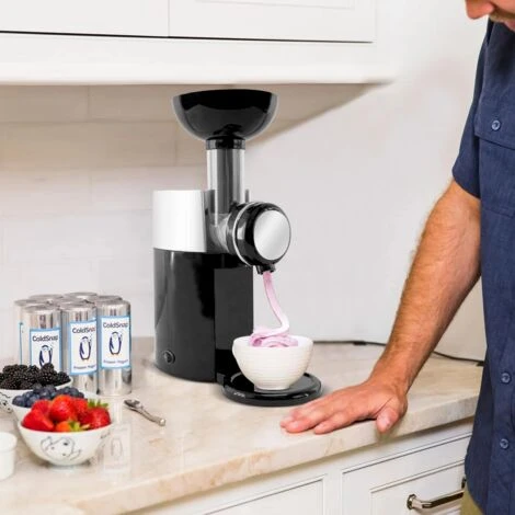 Macchina Per Frullati 573737 Gelatiera Elettrica Per Dessert Gelati Yogurt Creme Colore: Nero 2 Macchina Per Frullati 573737 Gelatiera Elettrica Per Dessert Gelati Yogurt Creme Colore: Nero - immagine 2