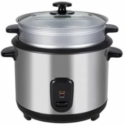 Melchioni Cuociriso Jasmine 1.8 Litri 700W Corpo Inox Contenitore In Vetro 8 Melchioni Cuociriso Jasmine 1.8 Litri 700W Corpo Inox Contenitore In Vetro -Moulinex Negozio 60620805 4