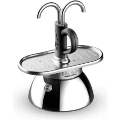 Bialetti Mini Express Induction Caffettiera Alluminio/Nero 2 Tazze -Moulinex Negozio 60626271 3