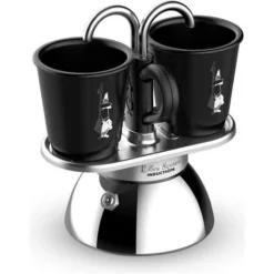 Bialetti Mini Express Induction Caffettiera Alluminio/Nero 2 Tazze -Moulinex Negozio 60626271 5