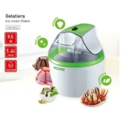 Trade Shop - Gelatiera Autorefrigerante Macchina Per Il Gelato Sorbetto Gelatiere Da Casa 9,5w