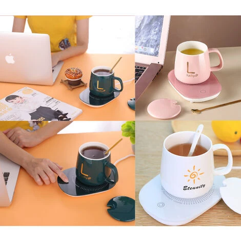 Scalda Tazza Sottobicchiere Elettrico Termostato Te' Caffe' Latte Casa Ufficio 4 Scalda Tazza Sottobicchiere Elettrico Termostato Te' Caffe' Latte Casa Ufficio - immagine 4