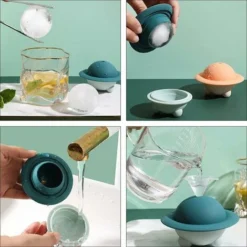 Stampi In Silicone Per Palline Di Ghiaccio Stampo Per Ghiaccio A Sfera Vassoi Per Cubetti Di Ghiaccio Creatore Di Sfere Di Ghiaccio Per Cocktail Di Whisky Blu Bourbon 8 Stampi In Silicone Per Palline Di Ghiaccio Stampo Per Ghiaccio A Sfera Vassoi Per Cubetti Di Ghiaccio Creatore Di Sfere Di Ghiaccio Per Cocktail Di Whisky Blu Bourbon -Moulinex Negozio 63849746 4