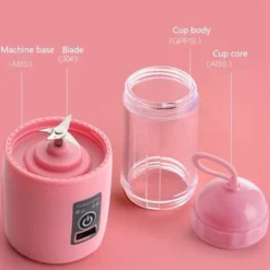 MINI FRULLATORE PORTATILE DA VIAGGIO SUCCO DI FRUTTA MIXER FRULLATI 1500 MAh 7 MINI FRULLATORE PORTATILE DA VIAGGIO SUCCO DI FRUTTA MIXER FRULLATI 1500 MAh -Moulinex Negozio 64003350 4