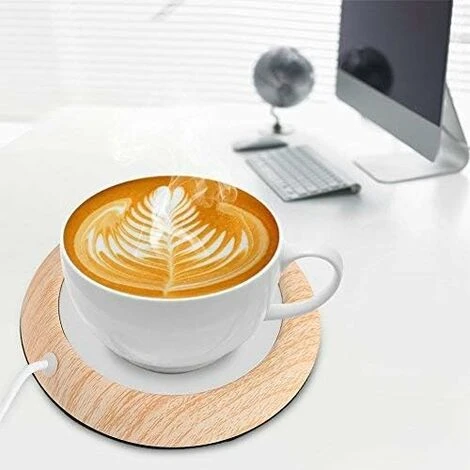 Kueatily Sottobicchieri Isolanti USB Tazza Di Grano Creativo Tazza Di Bevanda Di Calore Stuoia Stuoia Ufficio Tè Latte Caffè Feltro Riscaldatore Sottobicchiere (Grana Di Legno Luminosa) 4 Kueatily Sottobicchieri Isolanti USB Tazza Di Grano Creativo Tazza Di Bevanda Di Calore Stuoia Stuoia Ufficio Tè Latte Caffè Feltro Riscaldatore Sottobicchiere (Grana Di Legno Luminosa) - immagine 4