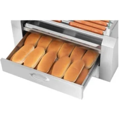 Cuoci Hot Dog Macchina Professionale Acciaio Inox Vetro Temperato 11 Rulli 2600W -Moulinex Negozio 65341105 4