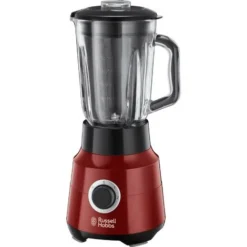 Russell Hobbs Desire Frullatore, 650 W, 1.5 L, Vetro, 2 Velocita', Rosso -Moulinex Negozio 65414687 4