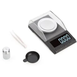 Bilancia Elettronica 0,001 G Bilancia Di Precisione Bilancia Da Laboratorio Mini Bilancia Per Gioielli In Polvere (10 G/0,001 G)