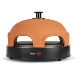 Forno Per Pizza 6 Persone Pizza Party 1200 W Nero Livoo -Moulinex Negozio 67531714 3