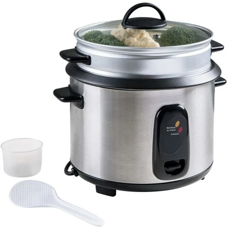 Cuociriso E Vaporiera Per 10 Persone 1,8 L 700 W Argento Livoo 3 Cuociriso E Vaporiera Per 10 Persone 1,8 L 700 W Argento Livoo - immagine 3