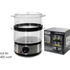 VAPORIERA RISOTTIERA CUOCI RISO ELETTRICO VAPORIERA CUOCIRISO COTTURA A VAPORE