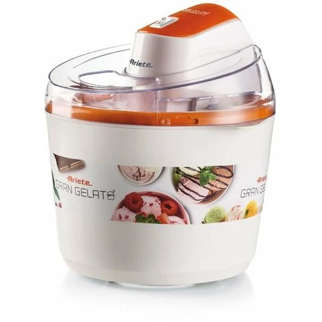 Ariete Gran Gelato Gelatiera Tradizionale 1,5 L 12 W Bianco 1 Ariete Gran Gelato Gelatiera Tradizionale 1,5 L 12 W Bianco