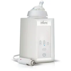 Chicco Scaldabiberon Portatile Da Viaggio E Scaldapappa Con Tre Programmi E Spegnimento Automatico, Bianco