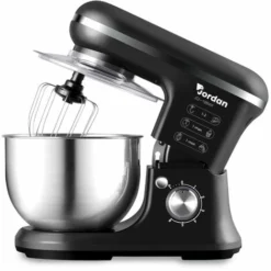 Jordan Impastatrice Planetaria 1700W, Capienza 6,5 Litri JCI-198NM , 6 Velocità + Pulse, 3 Accessori Inclusi