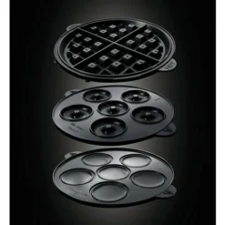 Piastra Per Cialde 3in1 900w Nera / Rossa - 24620-56 - Russell Hobbs 6 Piastra Per Cialde 3in1 900w Nera / Rossa - 24620-56 - Russell Hobbs -Moulinex Negozio 70414346 3