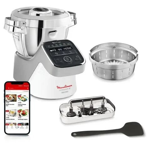 Robot Da Cucina Multifunzionale 3l 1550w Argento - Hf807e10 - Moulinex 1 Robot Da Cucina Multifunzionale 3l 1550w Argento - Hf807e10 - Moulinex