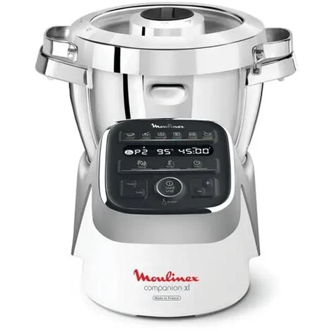 Robot Da Cucina Multifunzionale 3l 1550w Argento - Hf807e10 - Moulinex 2 Robot Da Cucina Multifunzionale 3l 1550w Argento - Hf807e10 - Moulinex - immagine 2