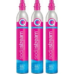 Set Di 3 Bombole Di Gas Co2 Ad Attacco Rapido 60l Per Gassificatore - 3 X Cylindre Quick Connect - Sodastream