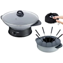 Wok E Fonduta 1200w 8 Persone - Wk3020 - Tefal
