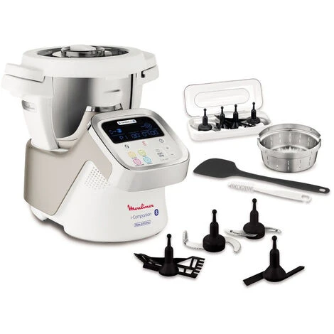 Robot Da Cucina Multifunzione 4,5l 1550w Bianco - Hf900110 - Moulinex 1 Robot Da Cucina Multifunzione 4,5l 1550w Bianco - Hf900110 - Moulinex