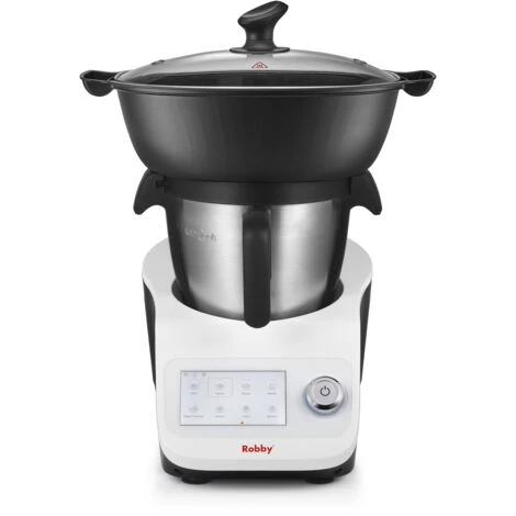 Robot Di Cottura Multifunzione Con Bilancia Integrata E Touch Screen + Una Vasca Aggiuntiva - Robicook + Bol - Robby 4 Robot Di Cottura Multifunzione Con Bilancia Integrata E Touch Screen + Una Vasca Aggiuntiva - Robicook + Bol - Robby - immagine 4