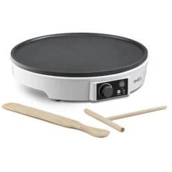 Macchina Per Crepes 30cm 1000w Bianca - Cre245 - Simeo