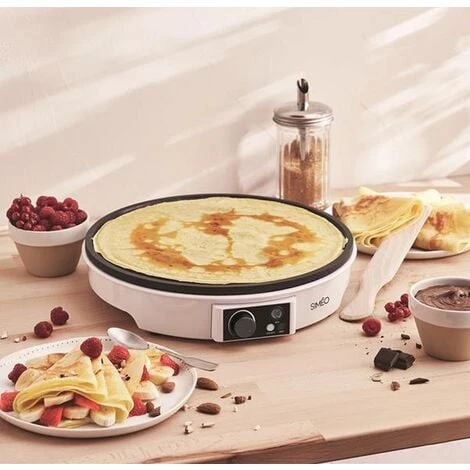 Macchina Per Crepes 30cm 1000w Bianca - Cre245 - Simeo 4 Macchina Per Crepes 30cm 1000w Bianca - Cre245 - Simeo - immagine 4