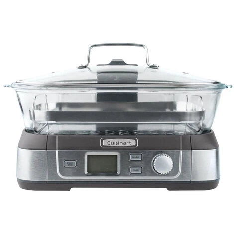 Pentola A Vapore 5l 1800w In Acciaio Inox - Stm1000e - Cuisinart 2 Pentola A Vapore 5l 1800w In Acciaio Inox - Stm1000e - Cuisinart - immagine 2