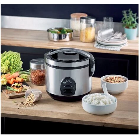 Cuociriso 3l 500w Inox/nero - Crm230 - Simeo 4 Cuociriso 3l 500w Inox/nero - Crm230 - Simeo - immagine 4