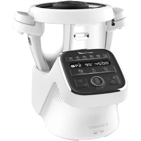 Robot Da Cucina Multifunzione 3l 1550w Bianco/grigio - Hf80cb10 - Moulinex 1 Robot Da Cucina Multifunzione 3l 1550w Bianco/grigio - Hf80cb10 - Moulinex
