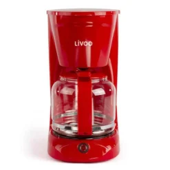 Caffettiera Con Filtro Rosso Da 15 Tazze 950w - Dod166r - Livoo