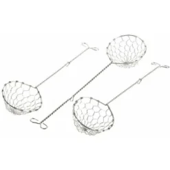 Metaltex 256015010 Colino Per Fonduta, 3 Pezzi, Acciaio Inox