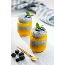 Lacor - Bicchieri Yogurtiera 7 Pezzi, Barattolo In Vetro Trasparente Con Coperchio Bianco A Vite Per Yogurt, Capacità 190 Ml, Senza BPA -Moulinex Negozio 70715359 3