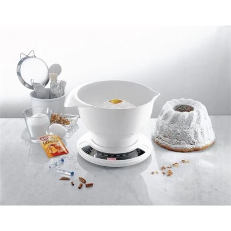 Soehnle Culina Pro Bilancia Da Cucina Analogica, Con Contenitore Di Misurazione Portata Max.=5 Kg Bianco 2 Soehnle Culina Pro Bilancia Da Cucina Analogica, Con Contenitore Di Misurazione Portata Max.=5 Kg Bianco - immagine 2