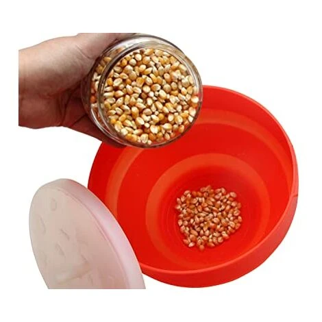 Beper C106CAS002 Cuoci Popcorn Microonde Con Ciotola Pieghevole E Coperchio Para Schizzi Per Pop-Corn Al Microonde Salutari E Gustosi 4 Beper C106CAS002 Cuoci Popcorn Microonde Con Ciotola Pieghevole E Coperchio Para Schizzi Per Pop-Corn Al Microonde Salutari E Gustosi - immagine 4