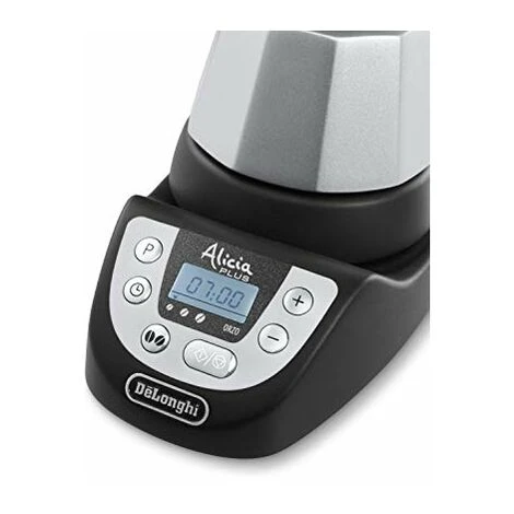 DeLonghi Alicia PLUS EMKP42.B Caffettiera Moka Elettrica 2-4 Tazze, Caffè Caldo Per 30 Minuti, Funzione ORZO, Spegnimento Automatico, Risparmio Energetico, Facile Da Usare E Da Pulire, Nero/Argento 3 DeLonghi Alicia PLUS EMKP42.B Caffettiera Moka Elettrica 2-4 Tazze, Caffè Caldo Per 30 Minuti, Funzione ORZO, Spegnimento Automatico, Risparmio Energetico, Facile Da Usare E Da Pulire, Nero/Argento - immagine 3