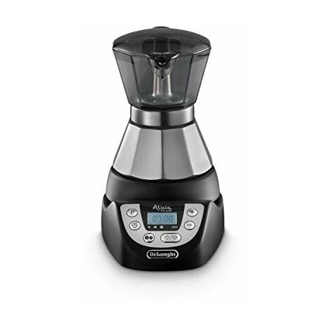 DeLonghi Alicia PLUS EMKP 21.B Caffettiera Moka Elettrica 1-2 Tazze, Caffè Caldo Per 30 Minuti, Funzione Orzo, Spegnimento Automatico, Risparmio Energetico, Facile Da Usare E Da Pulire, 450 W,Argento 1 DeLonghi Alicia PLUS EMKP 21.B Caffettiera Moka Elettrica 1-2 Tazze, Caffè Caldo Per 30 Minuti, Funzione Orzo, Spegnimento Automatico, Risparmio Energetico, Facile Da Usare E Da Pulire, 450 W,Argento