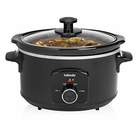 Tristar VS-3915 Sistema A Cottura Lenta, Rivestimento In Cerámica, Termostato Regolabile, Nero 2 Tristar VS-3915 Sistema A Cottura Lenta, Rivestimento In Cerámica, Termostato Regolabile, Nero - immagine 2