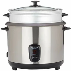 Bestron ARC280 Apparecchio Per La Cottura Del Riso, 1000 W, 2.8 Litri, Alluminio