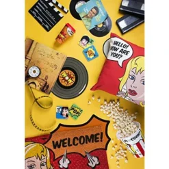 Excelsa Ciotola Pop Corn, Polipropilene, Rosso E Bianco, Diametro: 18 Cm -Moulinex Negozio 70787127 3